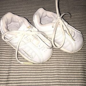 White baby nikes